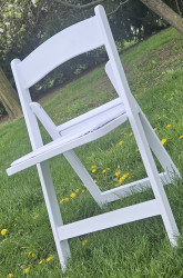 White padded Chairs